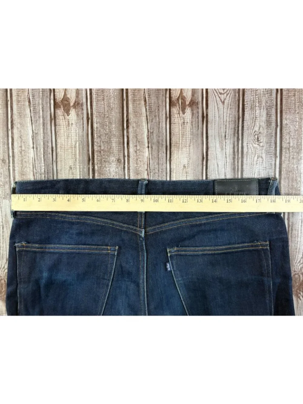 LEVI’S Made & Crafted Needle Narrow Denim Jeans size 36x34 blue Fabric Japanese